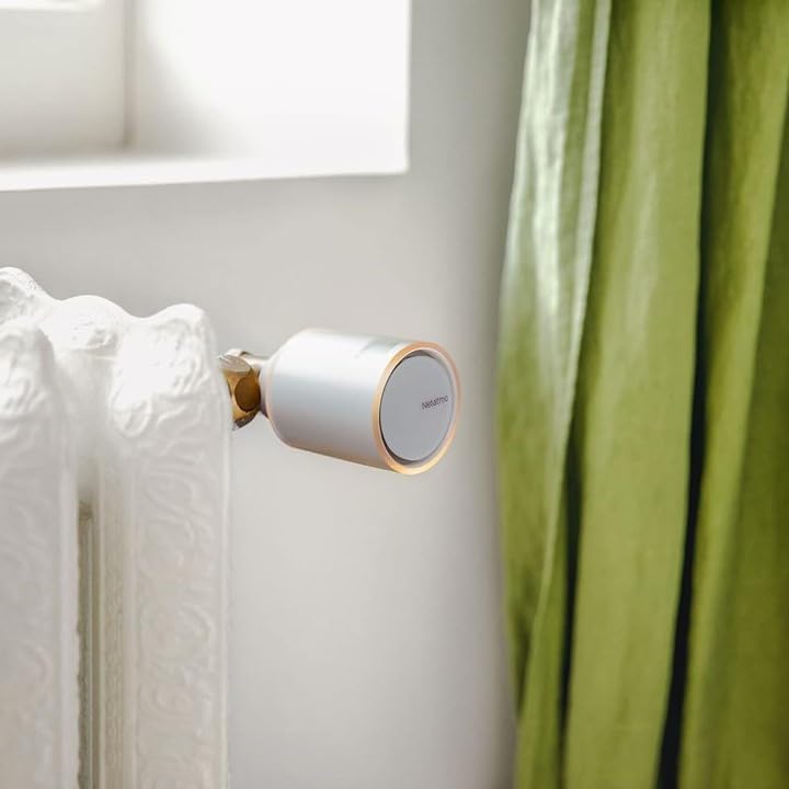 Netatmo Smarte Wlan Heizkörperthermostate Starterpaket Zur Steuerung von Heizkörpern (ohne eigene He