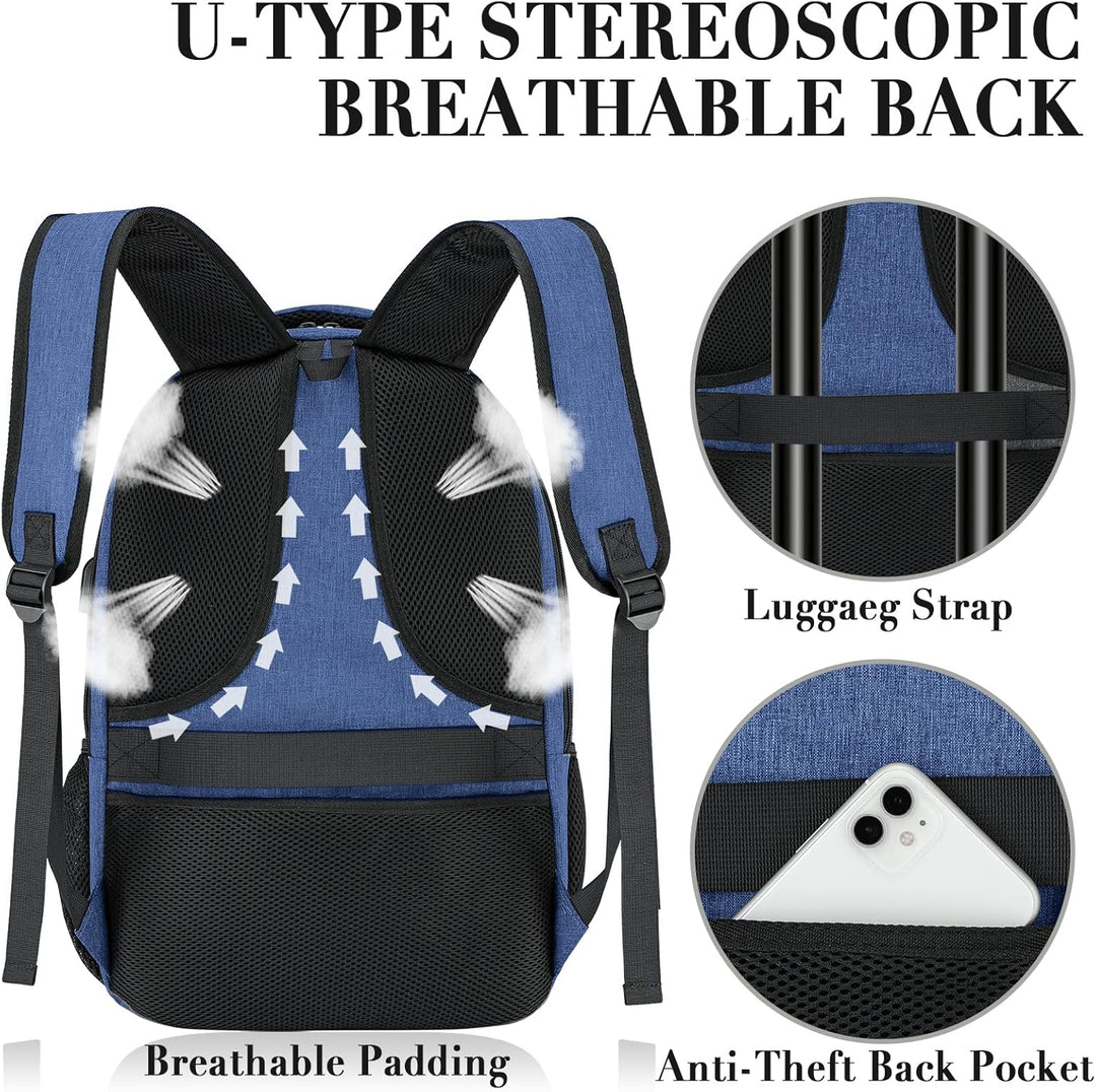 BIKROD Rucksack Herren und Damen, Schulrucksack Jungen Mädchen Teenager, Wasserdicht Rucksack | 17.3