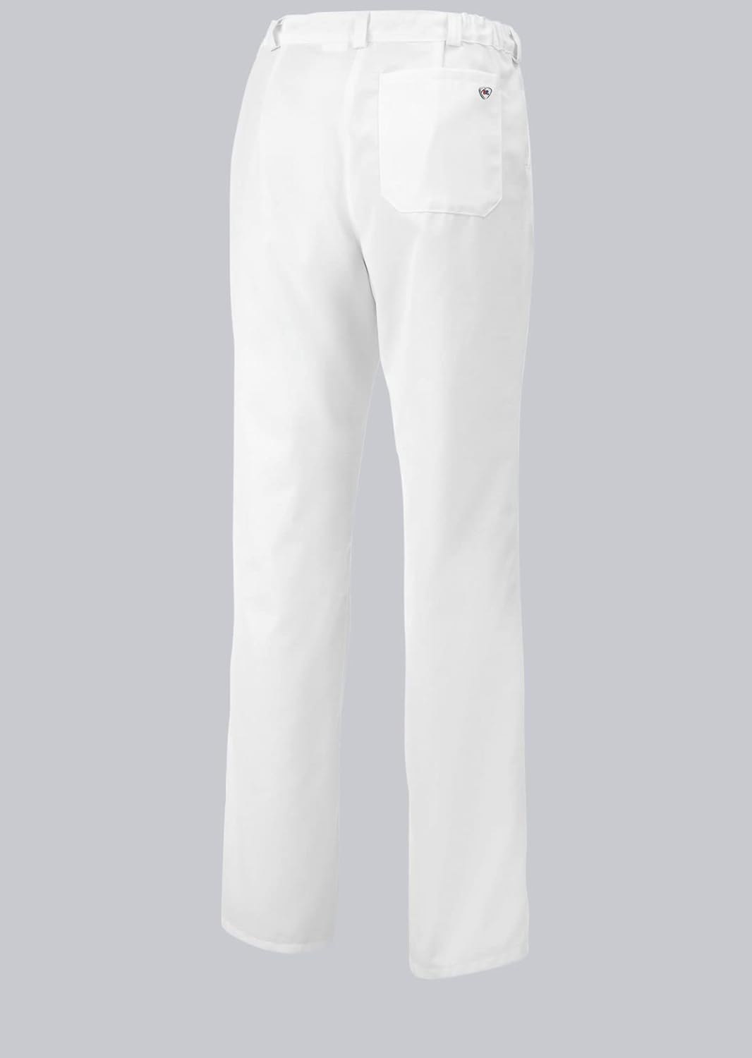 BP 1647-400-21-36n Hosen für Frauen, mit Bundfalten und Taschen, 215,00 g/m² Stoffmischung, weiss, 3