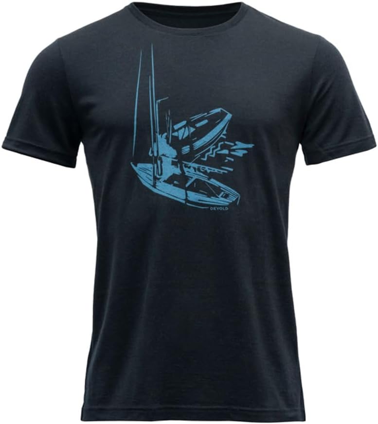 Devold Herren Straumane Merino 150 T-Shirt Funktionsshirt Outdoor-Shirt XXL Ink, XXL Ink