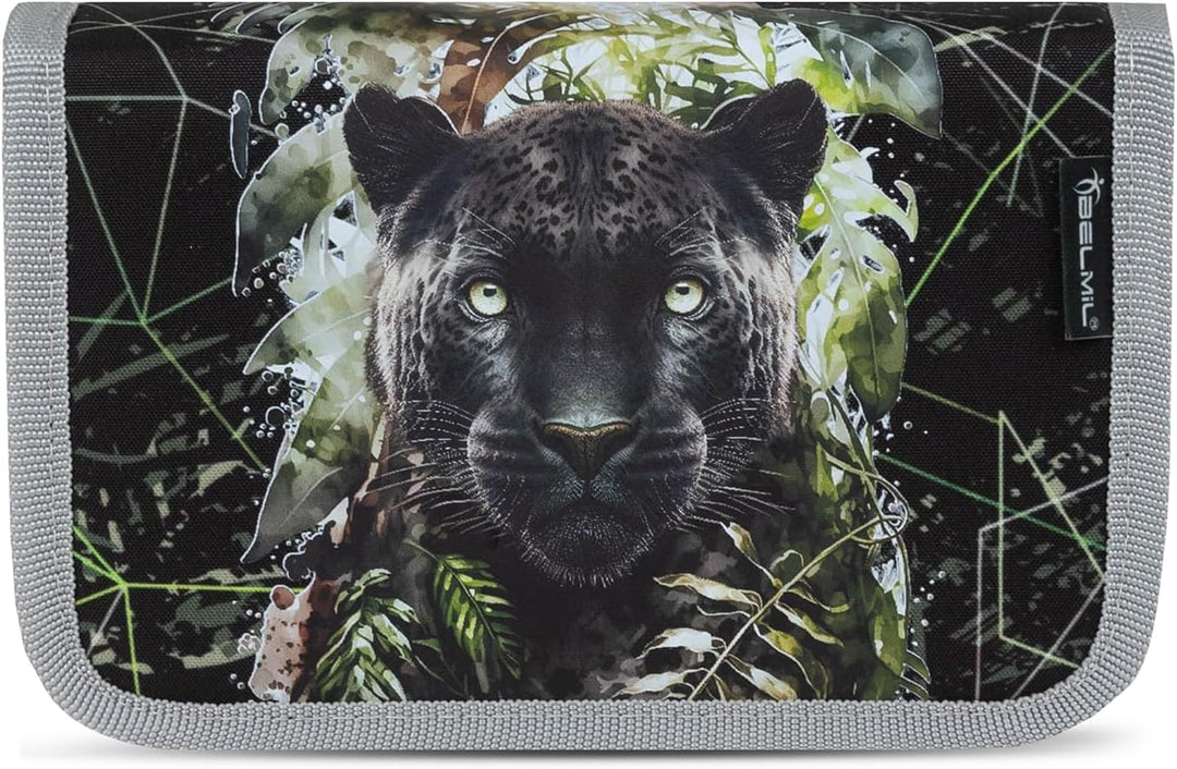 Belmil Mini-Fit Schulranzen Set 4 -teilig (405-33/AG/S) (Black Panther), Black Panther