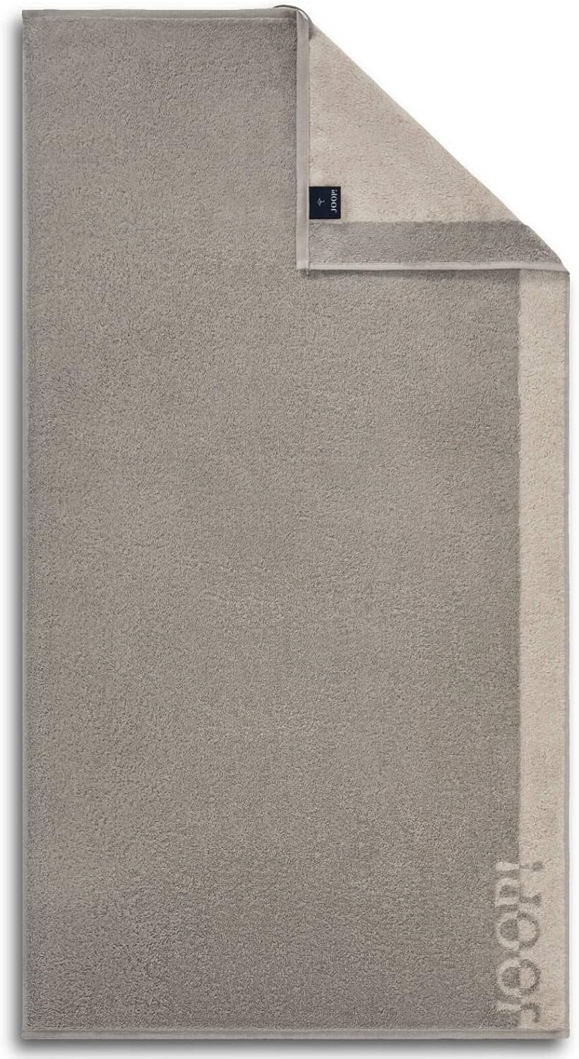 JOOP! Duschtuch Tone Doubleface 1689 | 77 platin - 80 x 150 Platin - 77 Duschtuch 80x150 cm, Platin