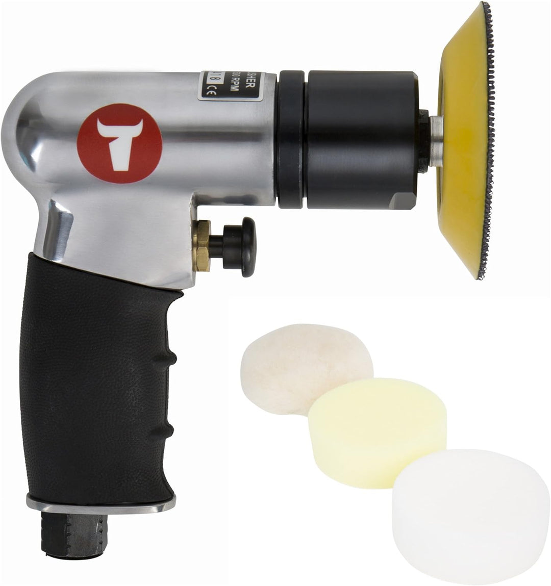 STIER Mini-Polier-Satz MP-25, Länge 130 mm, 6-teilig, verschiedene Polierscheiben, ideal für detaill