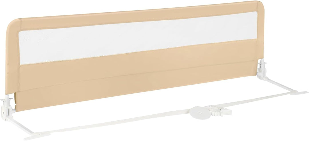 COSTWAY Bettgitter klappbar, 180 cm Lange Bettschutzgitter mit Sicherheitsgurten, Rausfallschutz 180