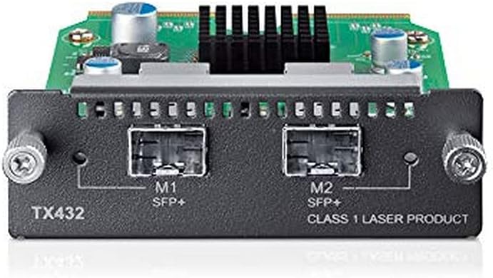 TP-LINK TX432 JetStream 10 Gigabit 2-Port SFP + Module, Erweiterungs-Modul für T3700G-28TQ, 2 x 10G