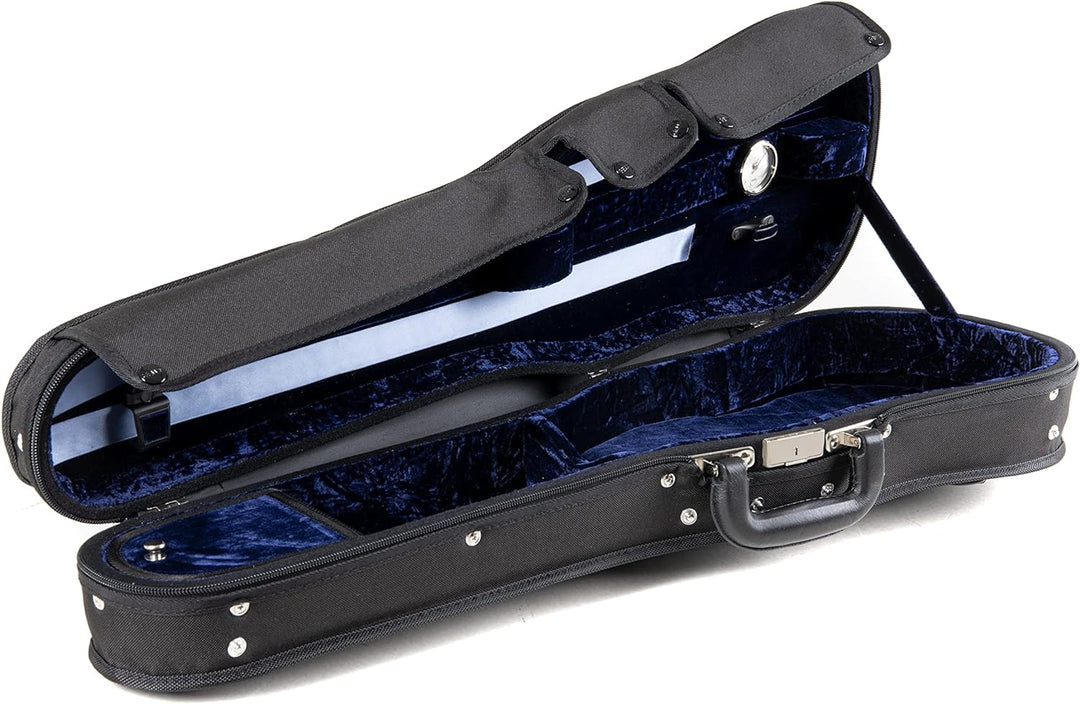 GEWA Violinformkoffer Liuteria Meastro 4/4 schwarz/blau, Meastro 4/4 schwarz/blau