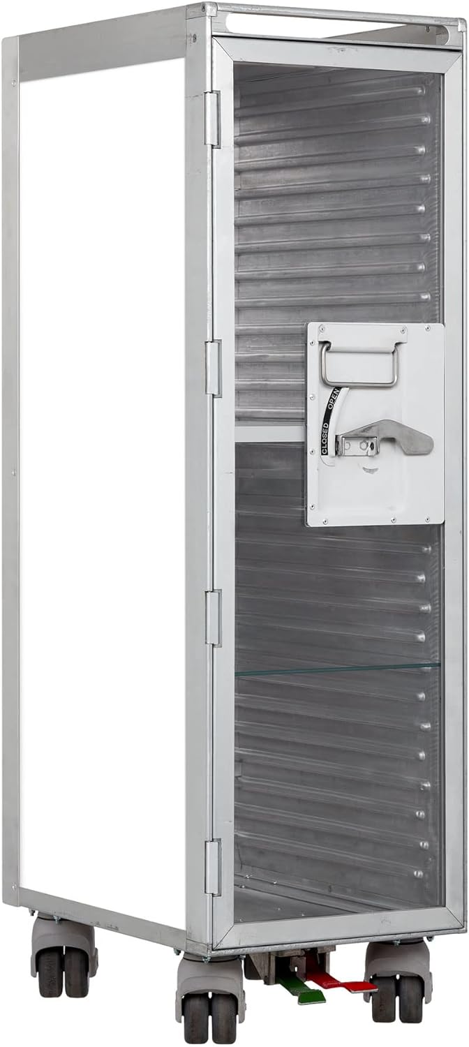 VanDeBord Bartrolley Uni Weiss inkl. LED Fachboden, Barbrett & Glasfachboden, Gebrauchter Trolley au