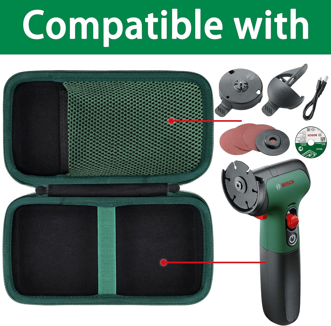 co2CREA Harte Tragetasche Tasche für Bosch Mini-Winkelschleifer EasyCut&Grind,Nur Hülle
