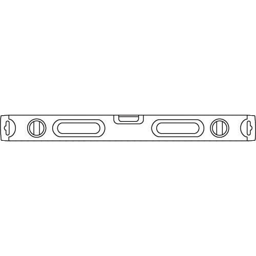 Bahco 466-600-M Wasserwaage mit Magnet 0.6m 0.5 mm/m 60cm magnetisch, 60cm magnetisch
