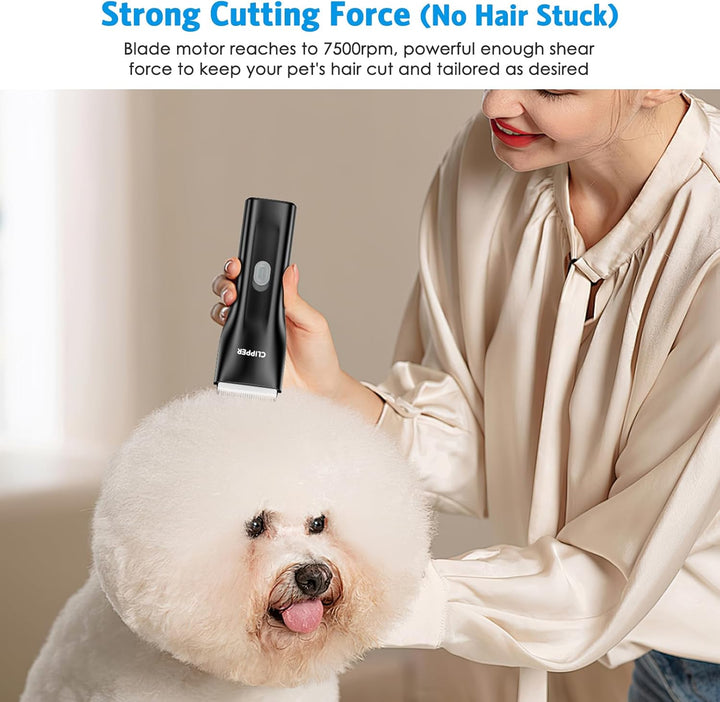 Brifit Leise Hundeschermaschine, IPX7 Wasserdichtes Schermaschine Hund Katze, Profi Hundeschermaschi