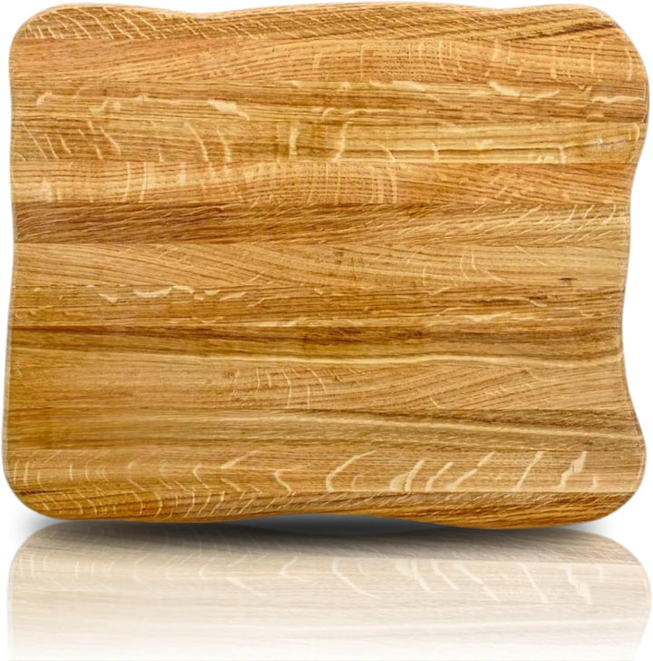 La Madera Schneidebrett Top aus Eiche hell von holz4home® | Steakbrett aus hellem Eichenholz 40 cm x