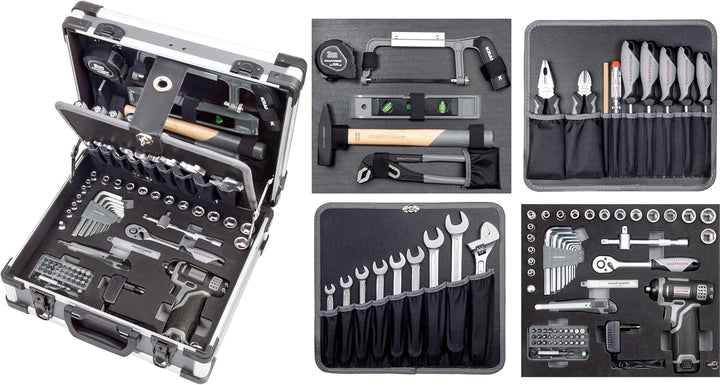 Kraftwerk 202152000 Werkzeugkoffer mit Akkuschrauber