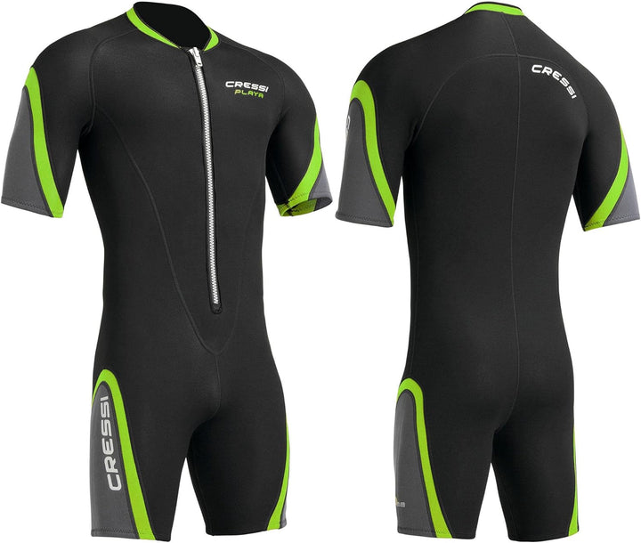 Cressi Playa Man Shorty Wetsuit – Kurzer Neoprenanzug 2.5mm aus Hochelastischem für Herren 2.5mm XXX