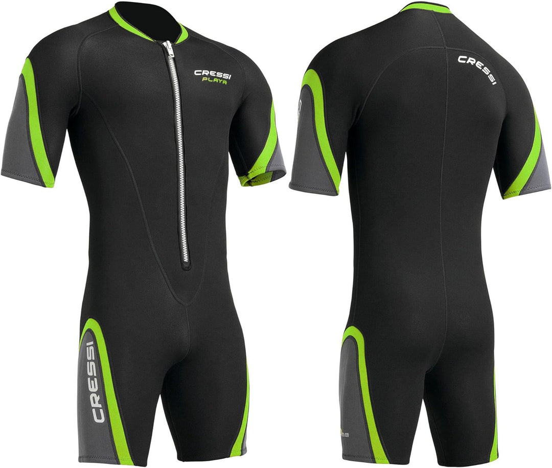 Cressi Playa Man Shorty Wetsuit – Kurzer Neoprenanzug 2.5mm aus Hochelastischem für Herren 2.5mm L S