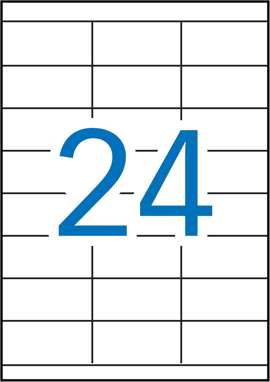 Apli 002140 - Pack 100 weiβe Etiketten für Drucker 70X35 70 x 35 mm 100 Blatt, 70 x 35 mm 100 Blatt