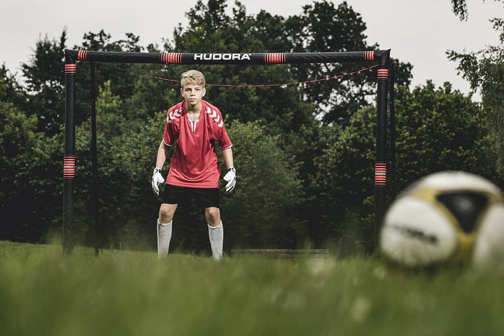 HUDORA Fussballtor Pro Tect - Torwand für Kinder und Erwachsene - Fussball Tor 240 x 160 cm für Gart