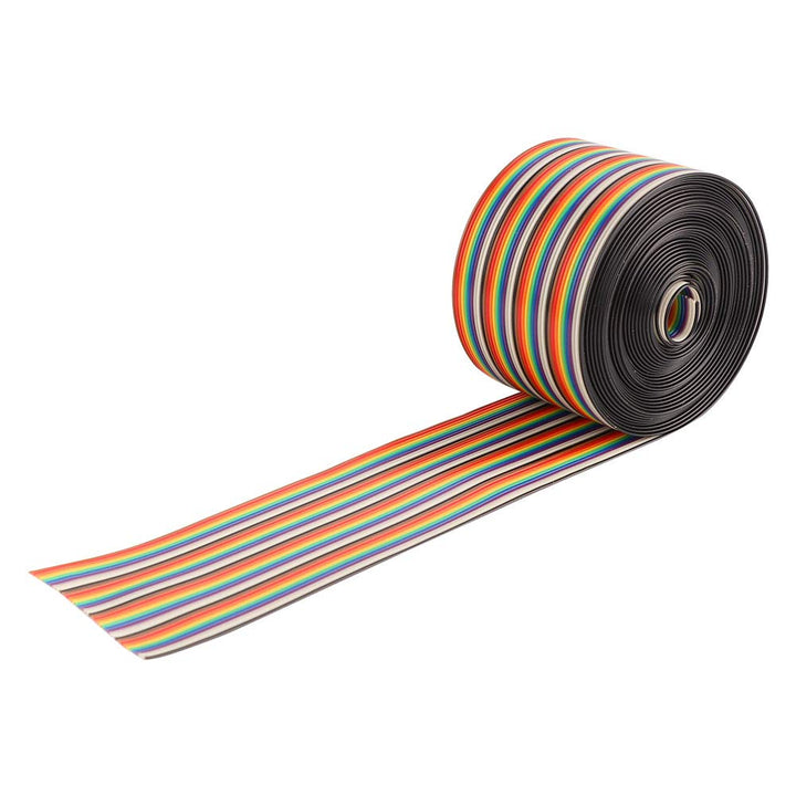 Flachbandkabel, bunt 1,27 mm Abstand Kabel 40P flach Rainbow Flachbandkabel Drahtbreite 5,08 cm (5 m