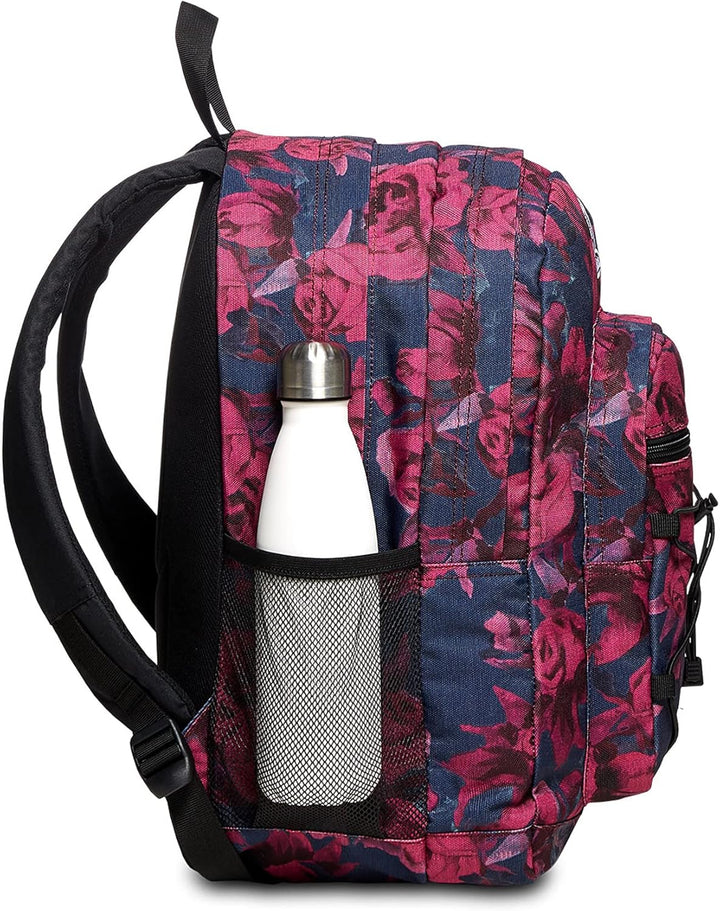 RUCKSACK INVICTA DIAL ROSES FANTASY mit Trinkflaschenfach, Extra Platz - 38 LT - Unisex, für Uni, Sp