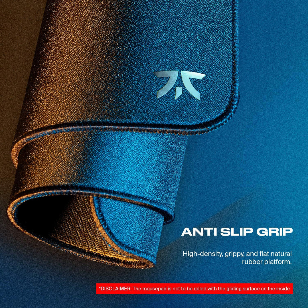 Fnatic Dash L Erweiterte Profi-Gaming-Mausmatte für E-Sports mit Genähten Rändern und Rutschfestem G