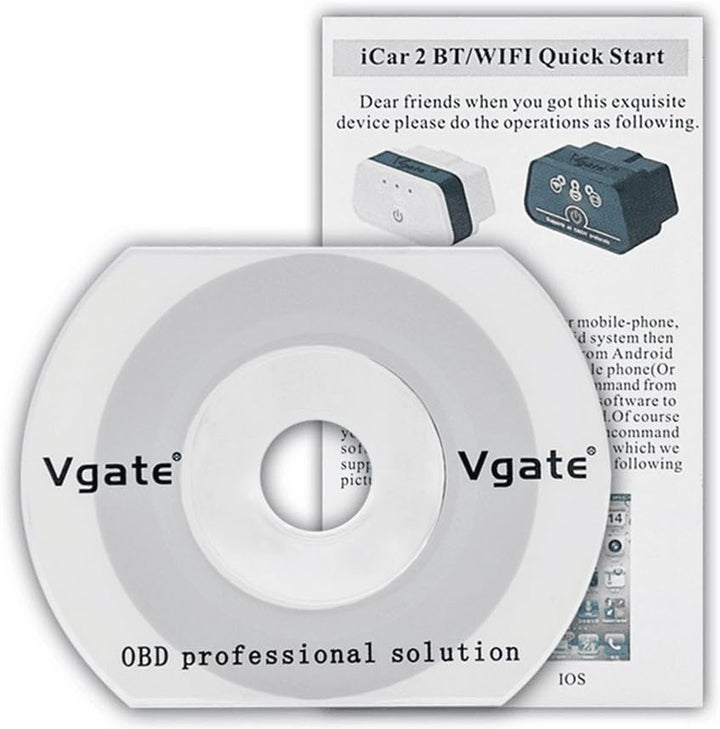 Vgate iCar 2 Wi-Fi OBD2 Scanner Scan-Tools Schnittstellen-Adapter Check Engine Auto-Diagnose-Tool fü