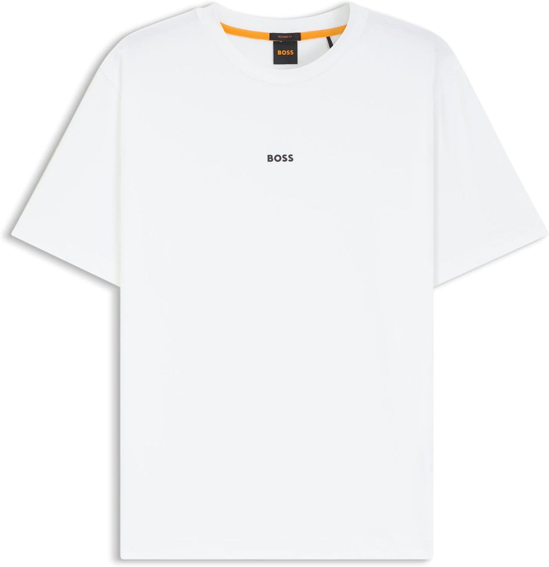 BOSS Tchup Herren T-Shirt, T-Shirt, 50473278, Weiss, 50473278 XL