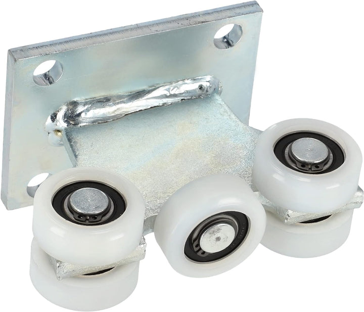 KOTARBAU® 2er Set Laufrolle für Schiebetor ohne Höheneinstellung ⌀ 43 mm 5 Rollen Robuste Ausstattun