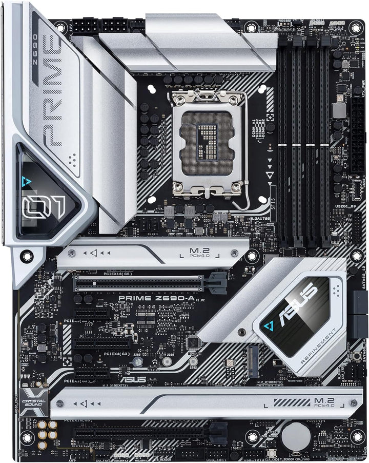 ASUS Prime Z690-A Gaming Mainboard Sockel Intel LGA 1700 (Intel Z690, ATX, PCIe 5.0, 4x M.2, DDR5-Sp