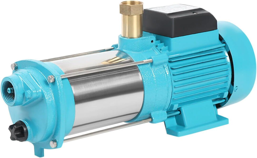 Kreiselpumpe 9,8 bar Wasserpumpe Hauswasserwerk Gartenpumpe Selbstansaugend 1300 W 4000 L/h N Centri