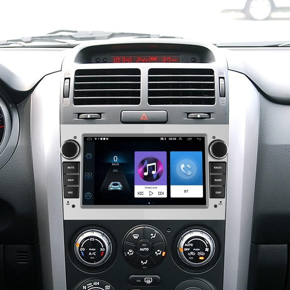 CAMECHO Android 10 2-DIN Autoradio mit Navi für Opel Corsa d/Astra h/Zafira b/Meriva/Vivaro Radio,7