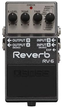 BOSS RV-6 Reverb Guitar Pedal, RV-6