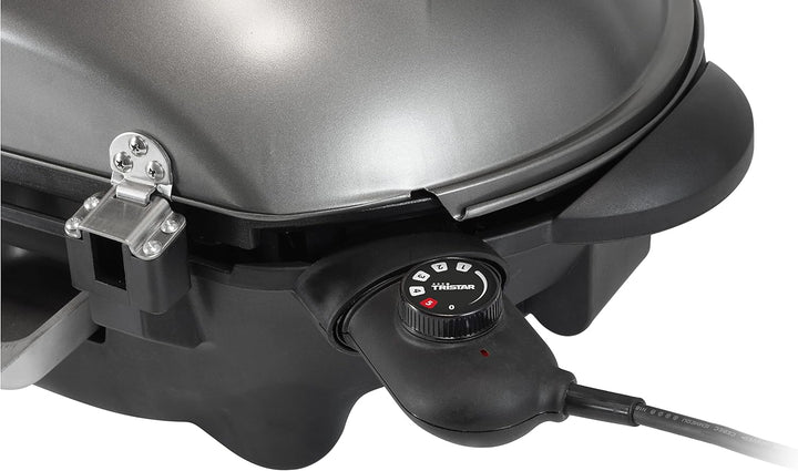 Tristar elektrischer Tisch- und Standgrill - 46x35cm Grillfläche, 3M Kabelzuleitung, inkl. Druckguss