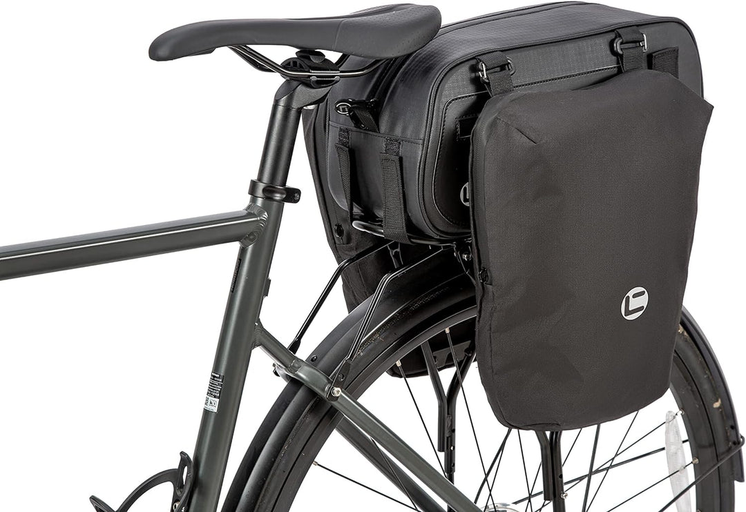 HOMPER Fahrrad Gepäckträgertasche 26 L wasserdichte Fahrradtasche für Gepäckträger, Multifunktionale