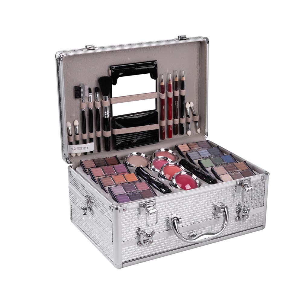 CHSEEO Schmink Geschenkset Make-Up Set Kosmetik Makeup Paletten Schminkkoffer Schminke für Gesicht,