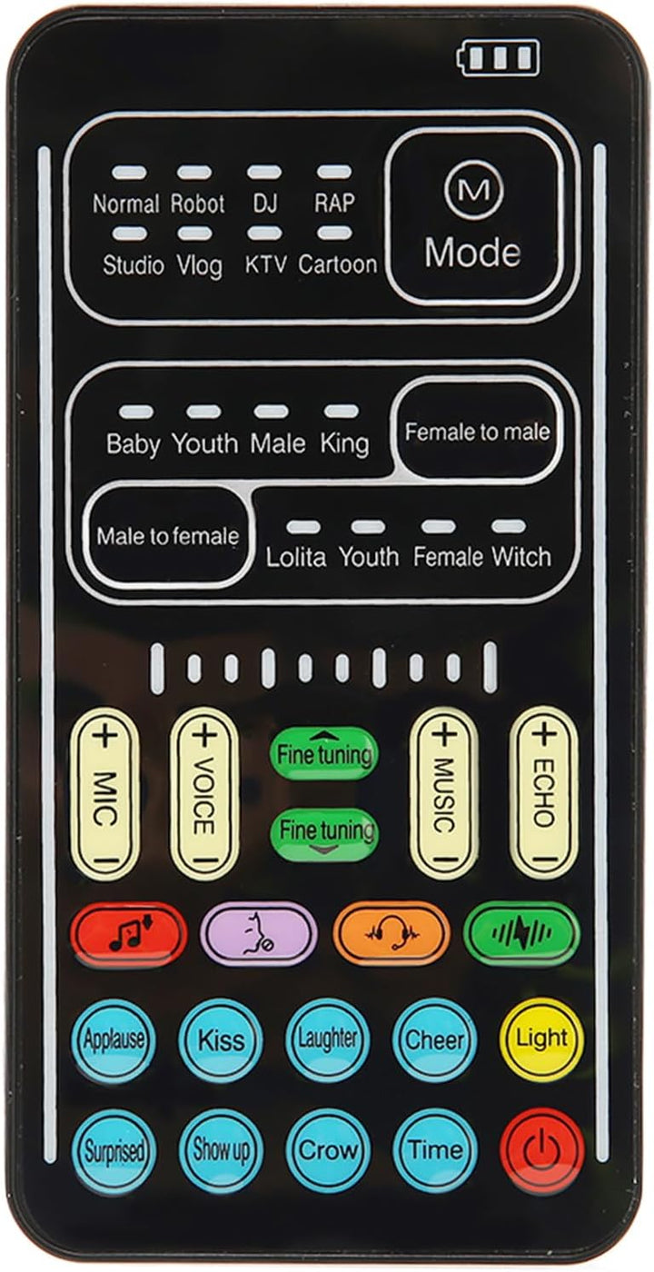 Voice Changer, Handheld-Mikrofon-Soundeffektmaschine, 8 Verschiedene Soundeffekte, für PS4/Xbox/Swit