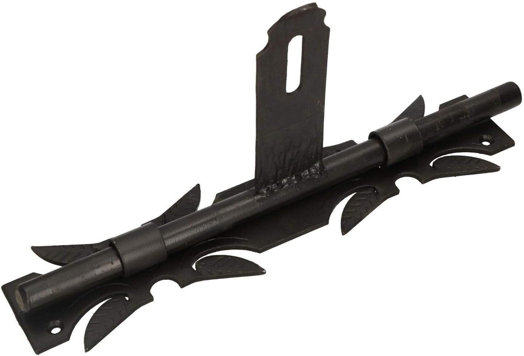 KOTARBAU Torriegel 320 mm mit Vorhängeschloss Bolzenriegel Torschieber Pulverbeschichtet Schwarz Sch