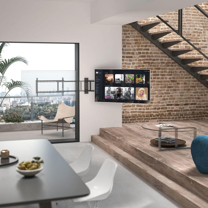 MULTIBRACKETS - TV Wandhalterung mit Motor und Fernbedienung für TV. Ref. Motorswingarm XL Large