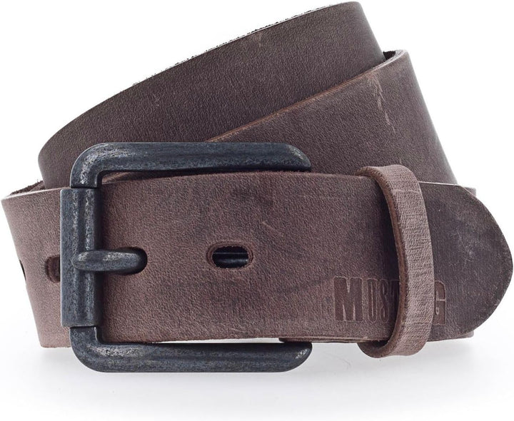 MUSTANG Male Belt W120 Dark Brown