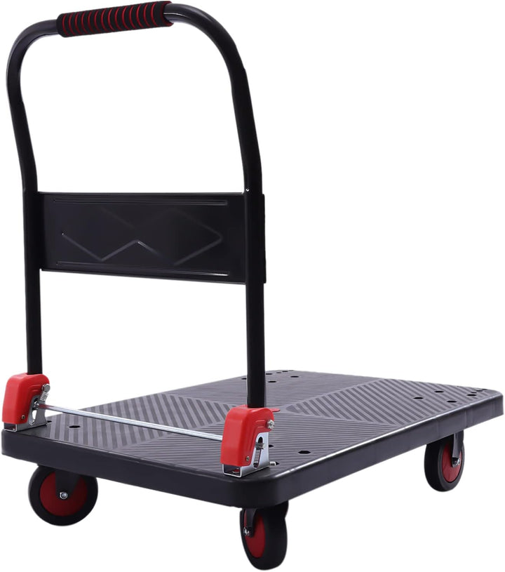 Plateauwagen bis 400 kg Tragkraft Transportwagen Handwagen Transportroller Klappbar Faltwagen Transp