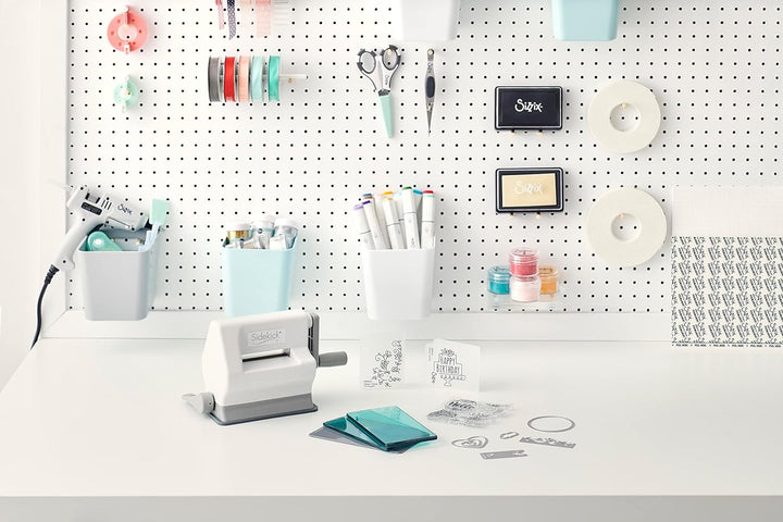 Sizzix Sidekick Stanzmaschine 661770, mit 6, 35 cm Öffnung, Weiss Sidekick Starter
