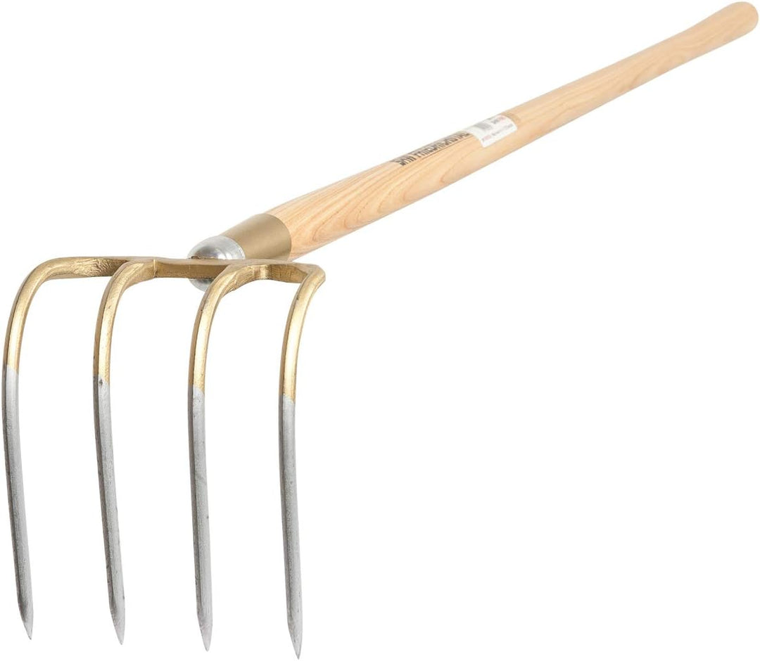 SHW-FIRE Kartoffelhacke und Kleinhacke mit Eschenholz-Stiel, 135cm - Ideal für den Garten