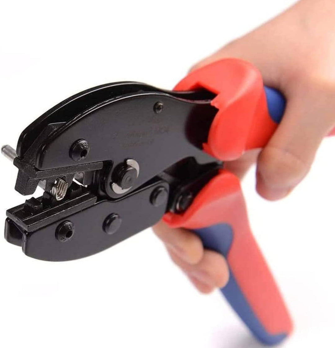 QeeHeng Solar Crimpzange Kit für Solar Crimpzange PV Crimper 26-10 AWG, 20 Paar Männlich/Weiblich So