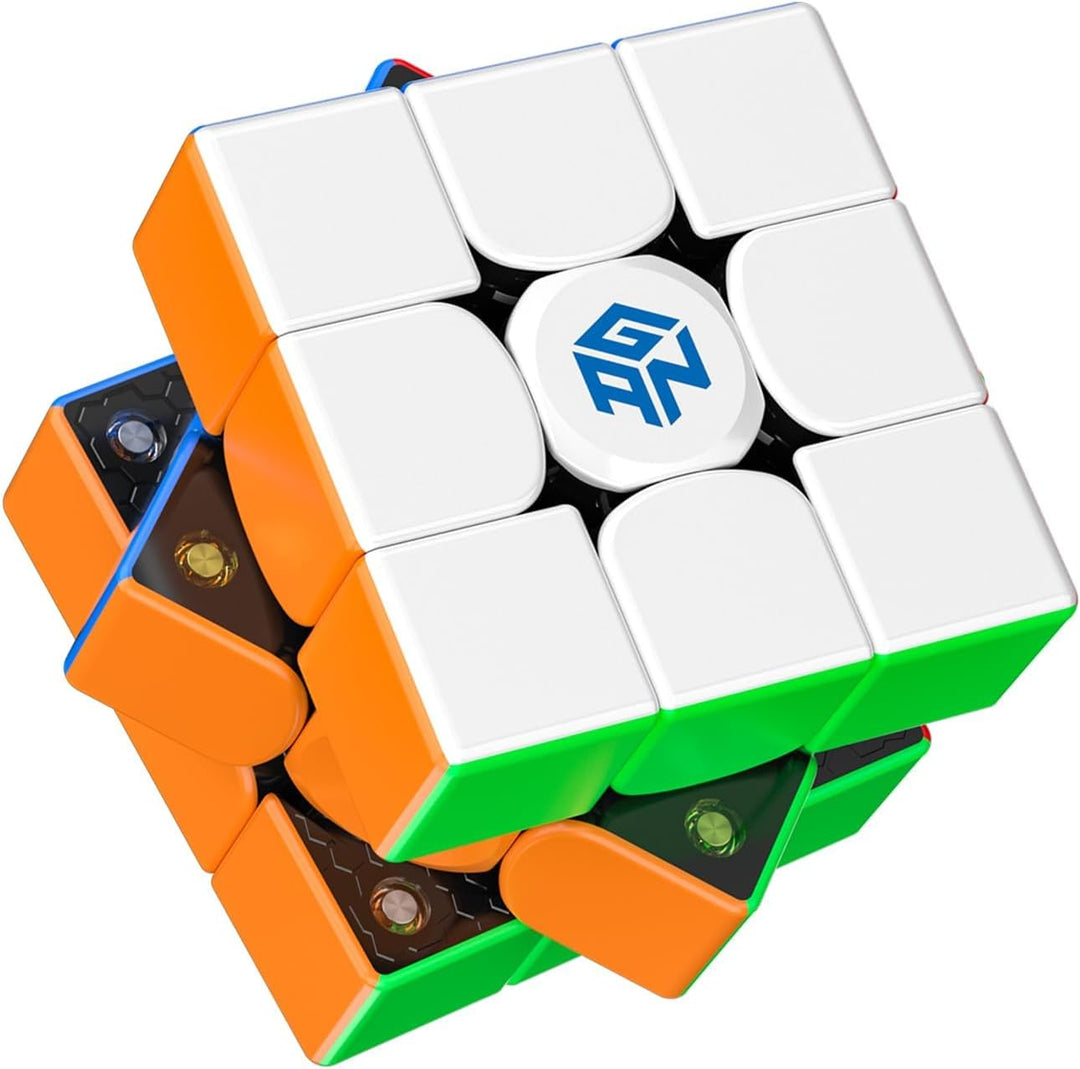 GAN 356 M, 3x3 Magnetischer Speedcube stickerlos Gans 356 M Zauberwürfel (Lite-Version 2020)