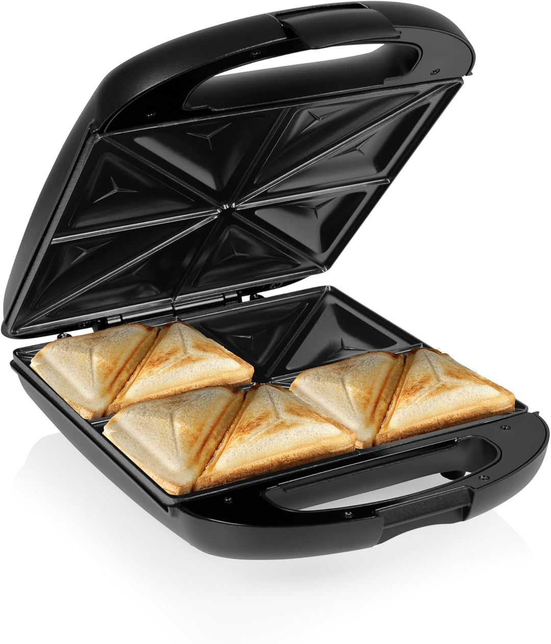 Tristar Sandwich Maker XL - 4 Sandwiches gleichzeitig - Antihaftbeschichtung - Überhitzungsschutz -