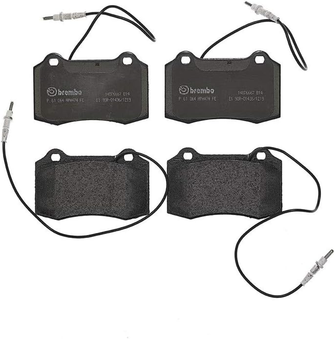 Brembo P 61 064 Bremsbelagsatz, Scheibenbremse - (4-teilig)