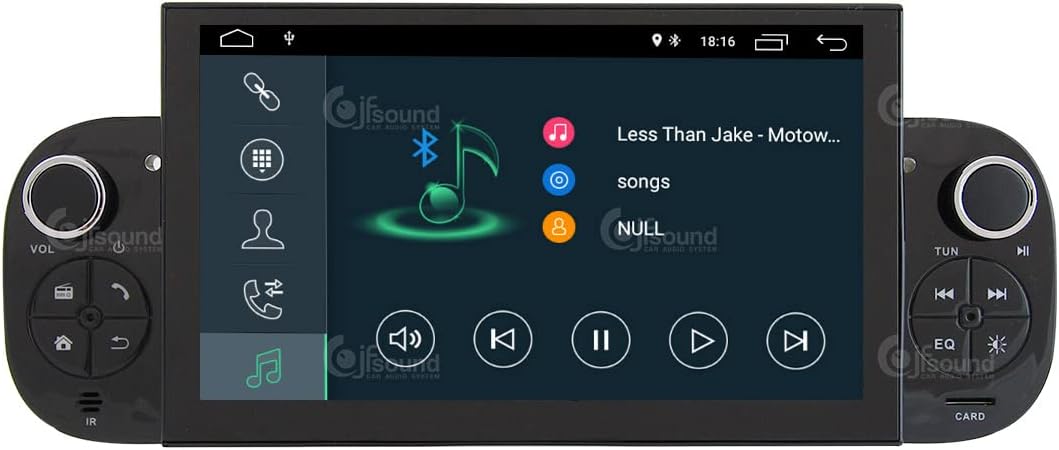Costum fit Autoradio für FIAT Panda Android GPS Bluetooth WiFi Dab USB Full HD Touchscreen Display 7