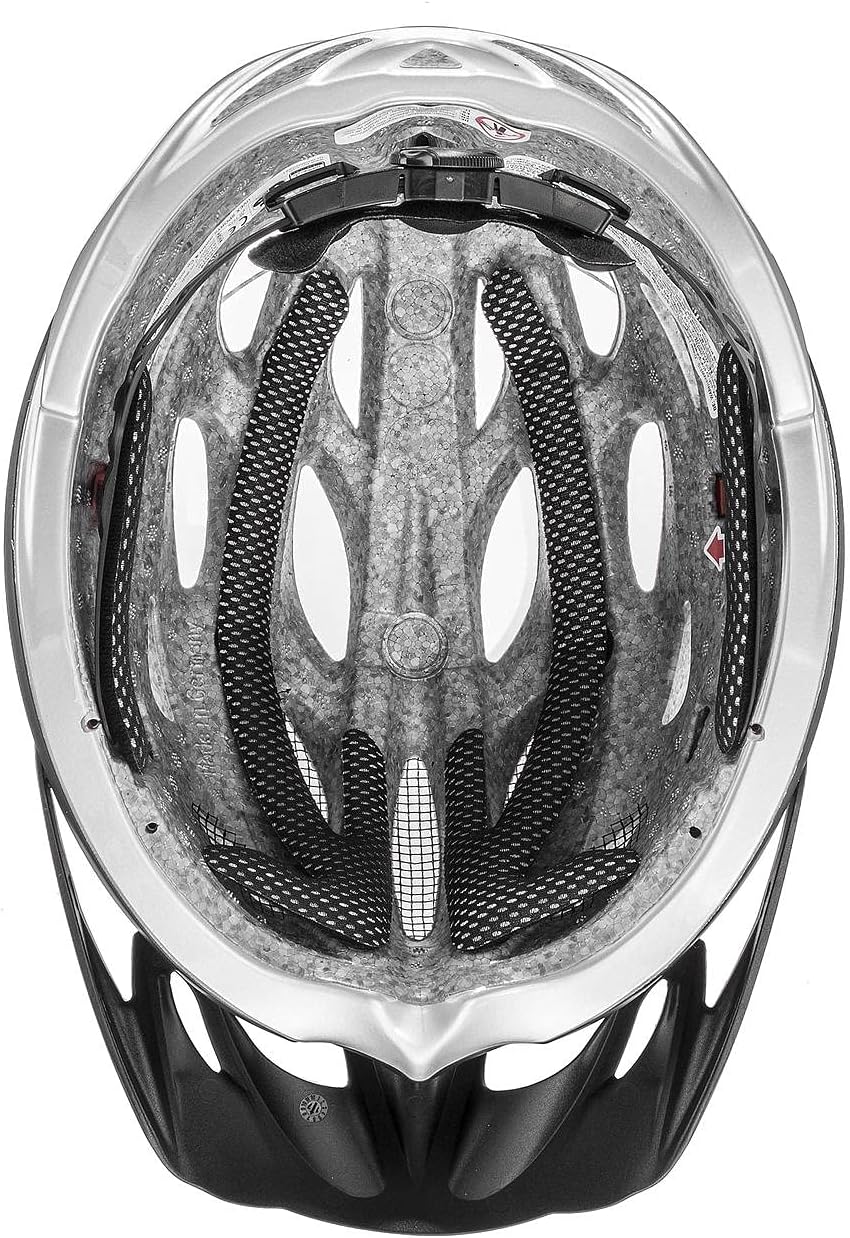 Uvex Oversize black mat silver 61-65 cm, black mat silver 61-65 cm
