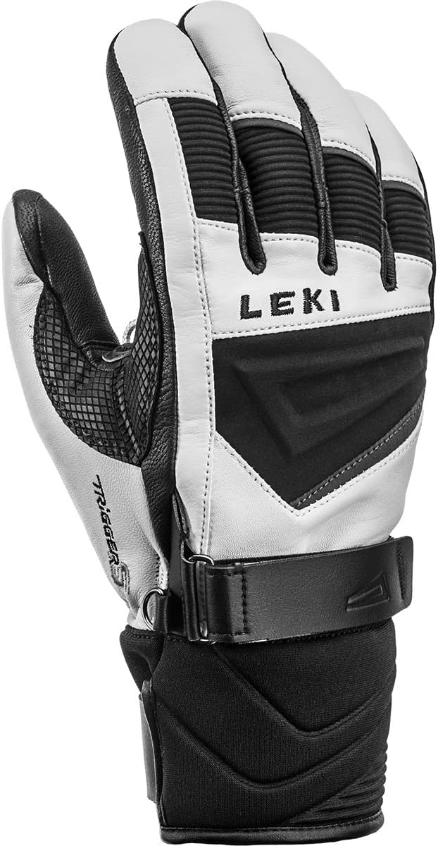 LEKI Damen PRC ThermoPlus Shark Handschuhe 9.5 weiss (100), 9.5 weiss (100)