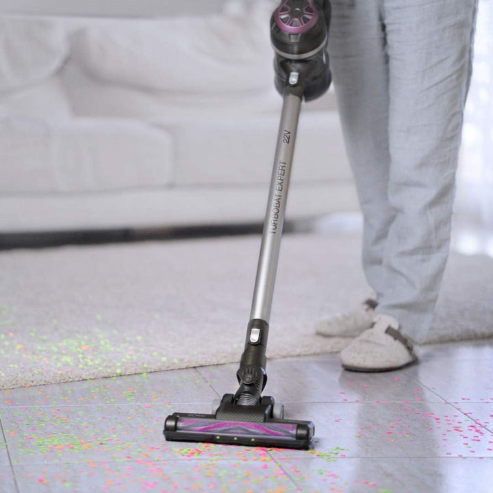 DE_SOLAC Turbobat Expert 22V, Bodenstaubsauger, Grau