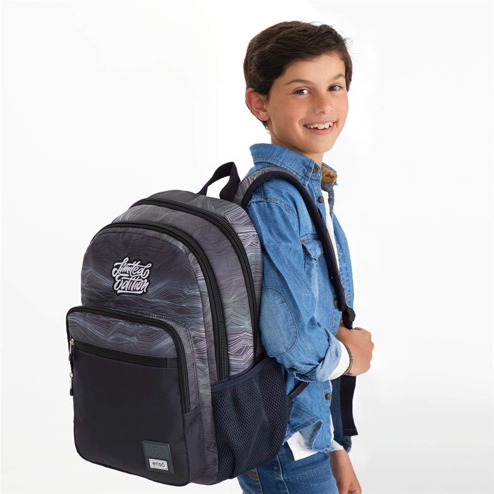 Enso Graffiti Doppelfach-Rucksack An Trolley anpassbar Mehrfarbig 32x44x17 cms Polyester 20.13L Adap