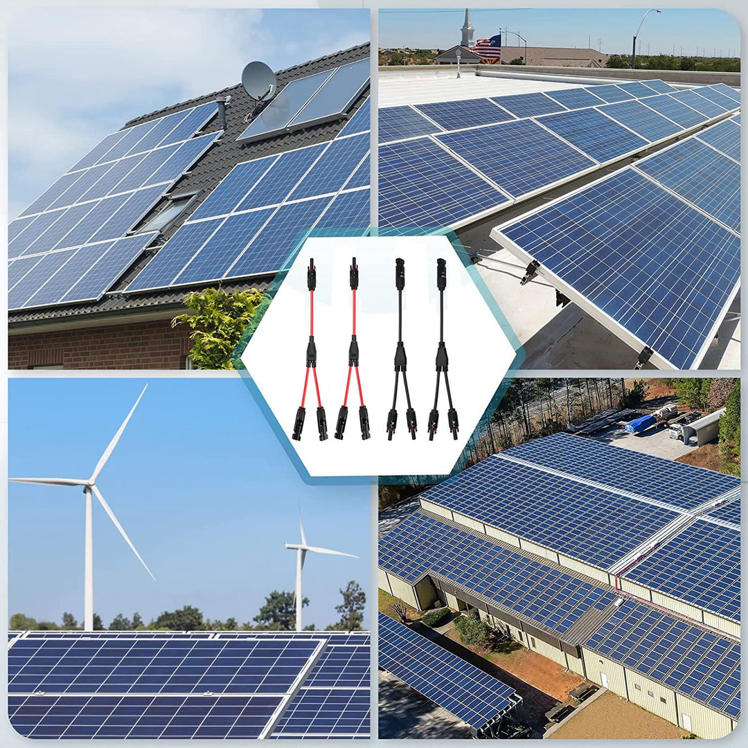 Thlevel Solarpanel Kabel Solarkabel Y Verteiler Male Female MMF und FFM Connector Photovoltaik Steck